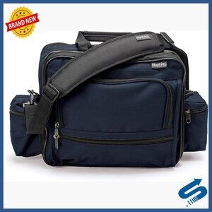 Lockable Medical Shoulder Bag with Adjustable Strap, 13x11.25x7.5 inch